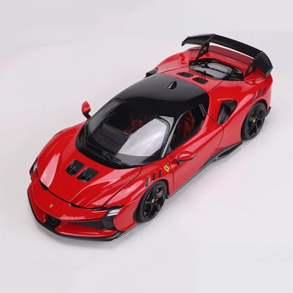 Hot Wheels Ferrari SF90 Stradale Assetto Fiorano Télécommandée – Échelle 1/64, Turbo Pour Cascades Et Courses Sur Piste Ou Hors Piste