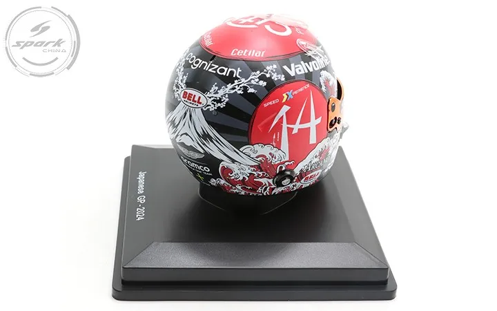 Casque F1 Fernando Alonso Aston Martin GP du Japon 2024 – 1:5 11 Casque F1 Fernando Alonso Aston Martin GP du Japon 2024 – 1:5 – Image 11