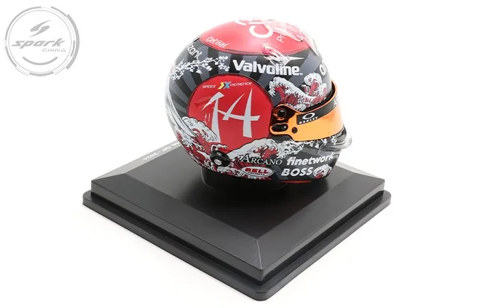 Casque F1 Fernando Alonso Aston Martin GP du Japon 2024 – 1:5 10 Casque F1 Fernando Alonso Aston Martin GP du Japon 2024 – 1:5 – Image 10