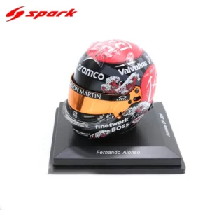 Casque F1 Fernando Alonso Aston Martin GP du Japon 2024 – 1:5