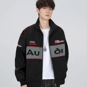 Veste de Course Audi Sport – Style Racing & Vintage