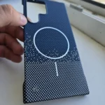 Coque Samsung Galaxy effet carbone MagSafe photo review