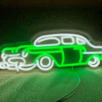 Néon LED silhouettes voitures et moto – décoration murale photo review