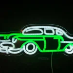 Néon LED silhouettes voitures et moto – décoration murale photo review