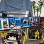 Diorama parking et bâtiment 1/64 pour voitures miniatures photo review