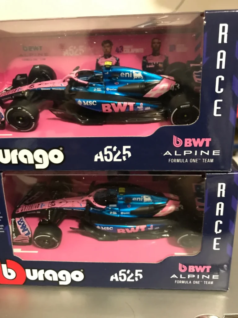 BWT Alpine A525 F1 2025 – Bburago 1:43 photo review