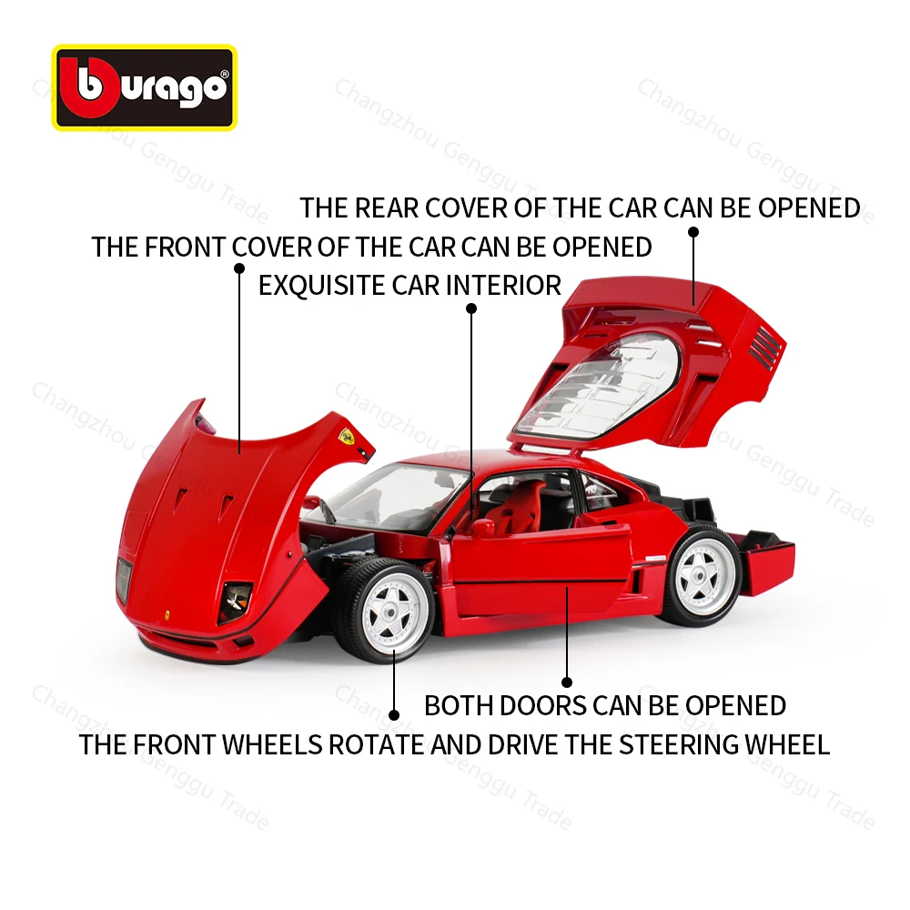 Ferrari F40 – Bburago 1:18 2 Ferrari F40 – Bburago 1:18 – Image 2