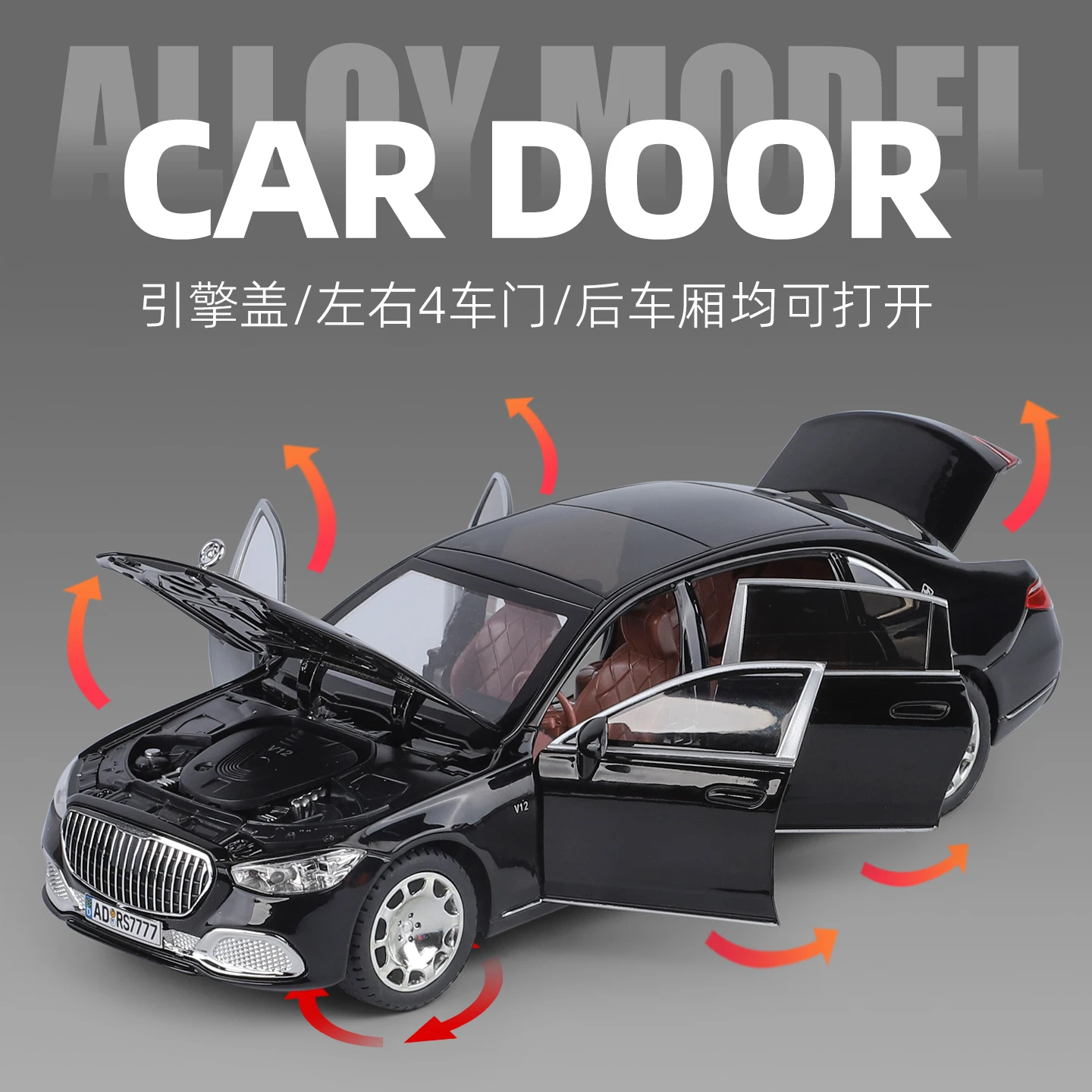 Mercedes-Maybach S680 2021 – Maquette 1:24 4 Mercedes-Maybach S680 2021 – Maquette 1:24 – Image 4