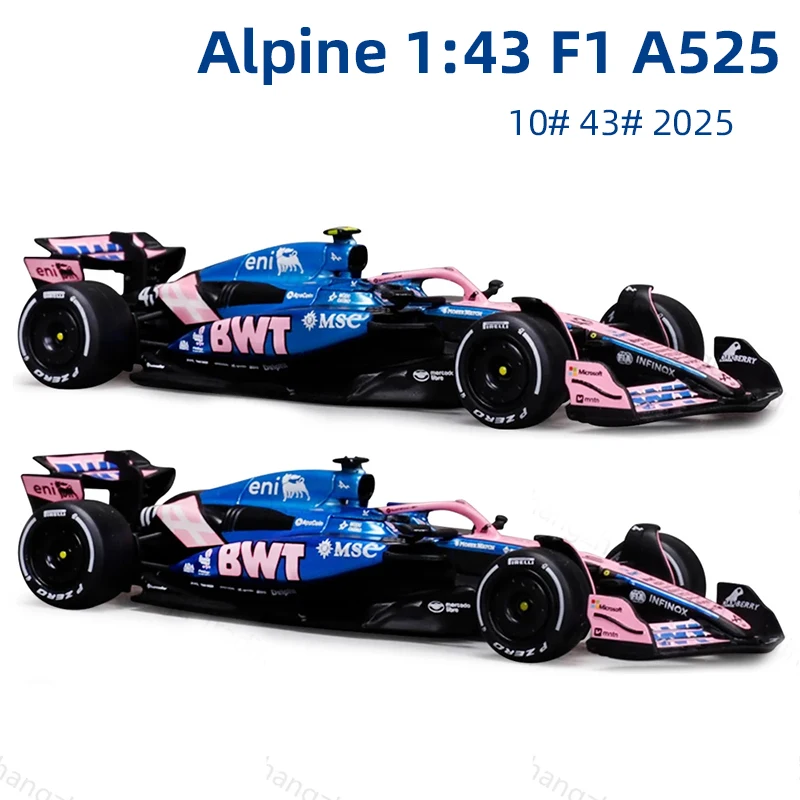BWT Alpine A525 F1 2025 – Bburago 1:43 1 BWT Alpine A525 F1 2025 – Bburago 1:43