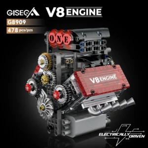 Maquette moteur V8 motorisé à construire