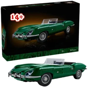 Jaguar Type E – Jeu de construction – 1 673 pièces