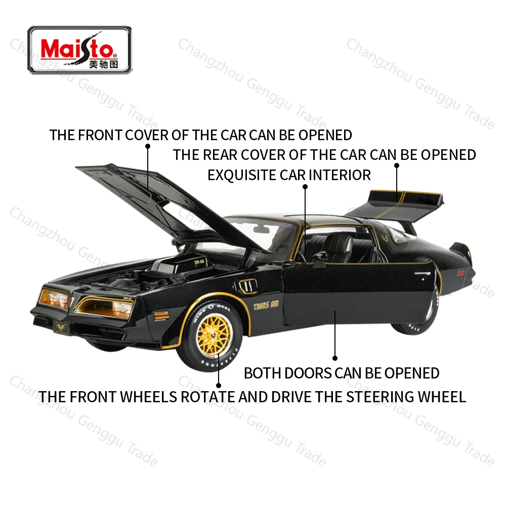 Pontiac Firebird Trans Am 1978 – Maisto 1:18 2 Pontiac Firebird Trans Am 1978 – Maisto 1:18 – Image 2